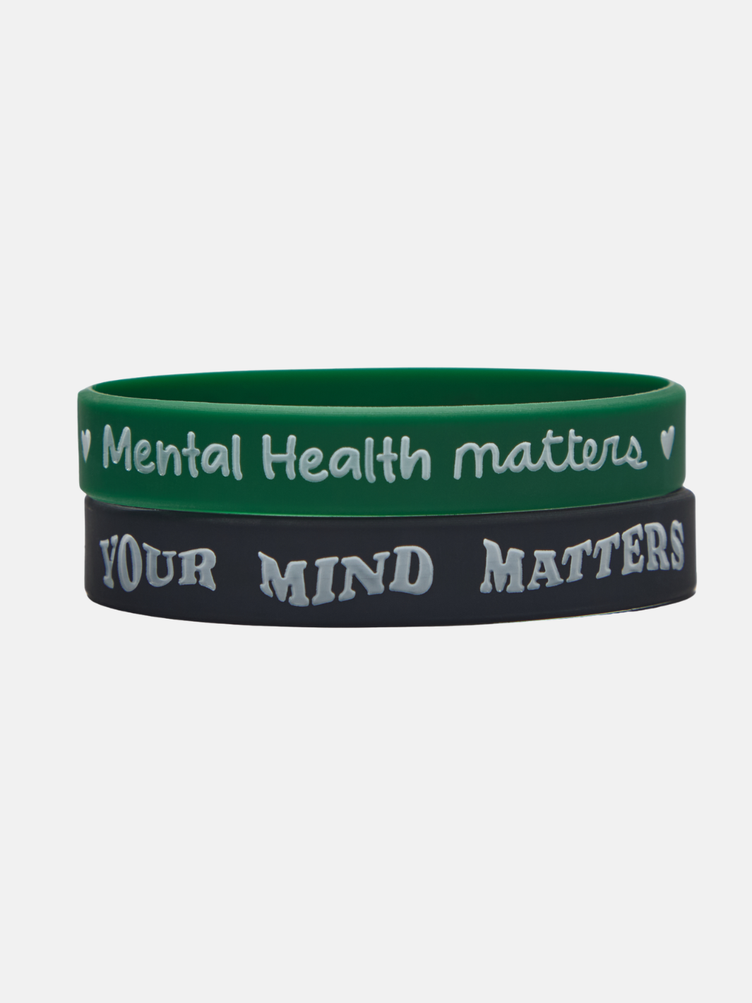 Mental Health Month Wristband Duo
