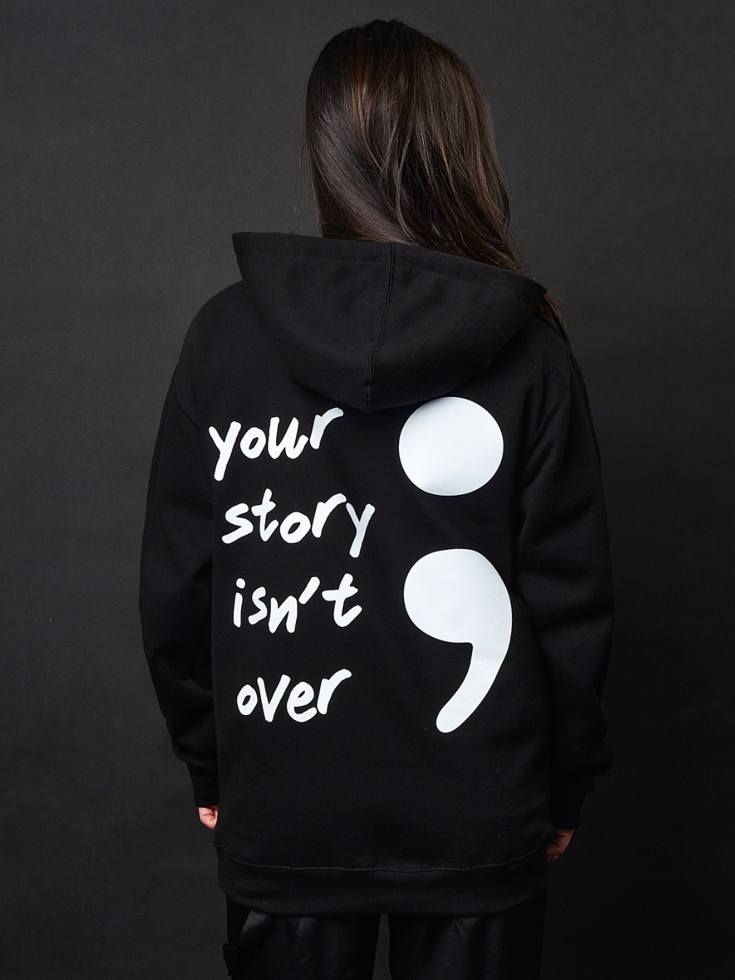 Your Story Isn't Over Hoodie - Black