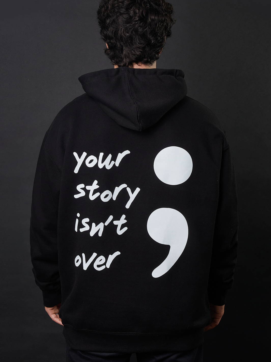 Your Story Isn't Over Hoodie - Black