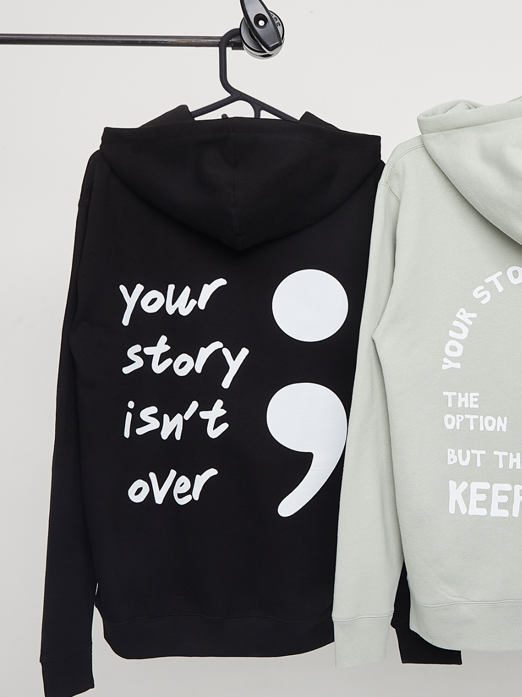 Your Story Isn't Over Hoodie - Black