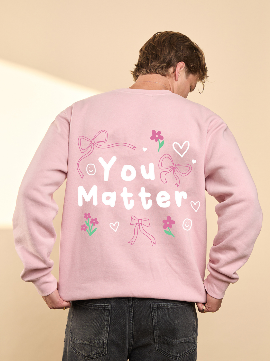 You Matter Bow Crewneck