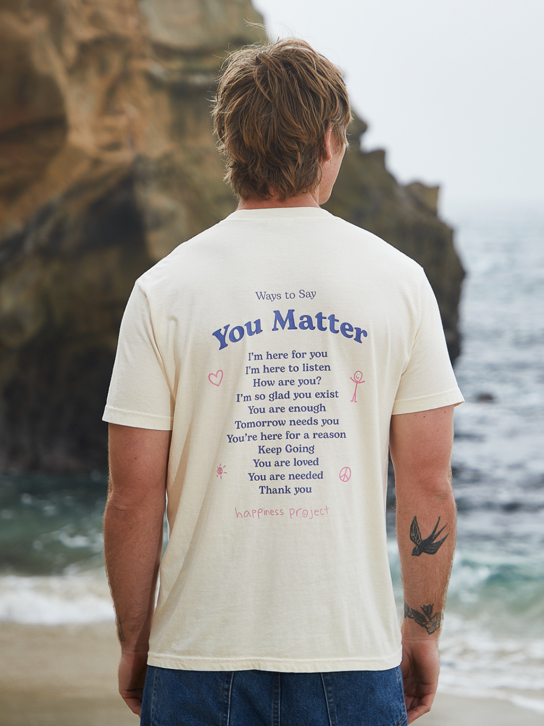 Ways to Say You Matter T-Shirt - Cream