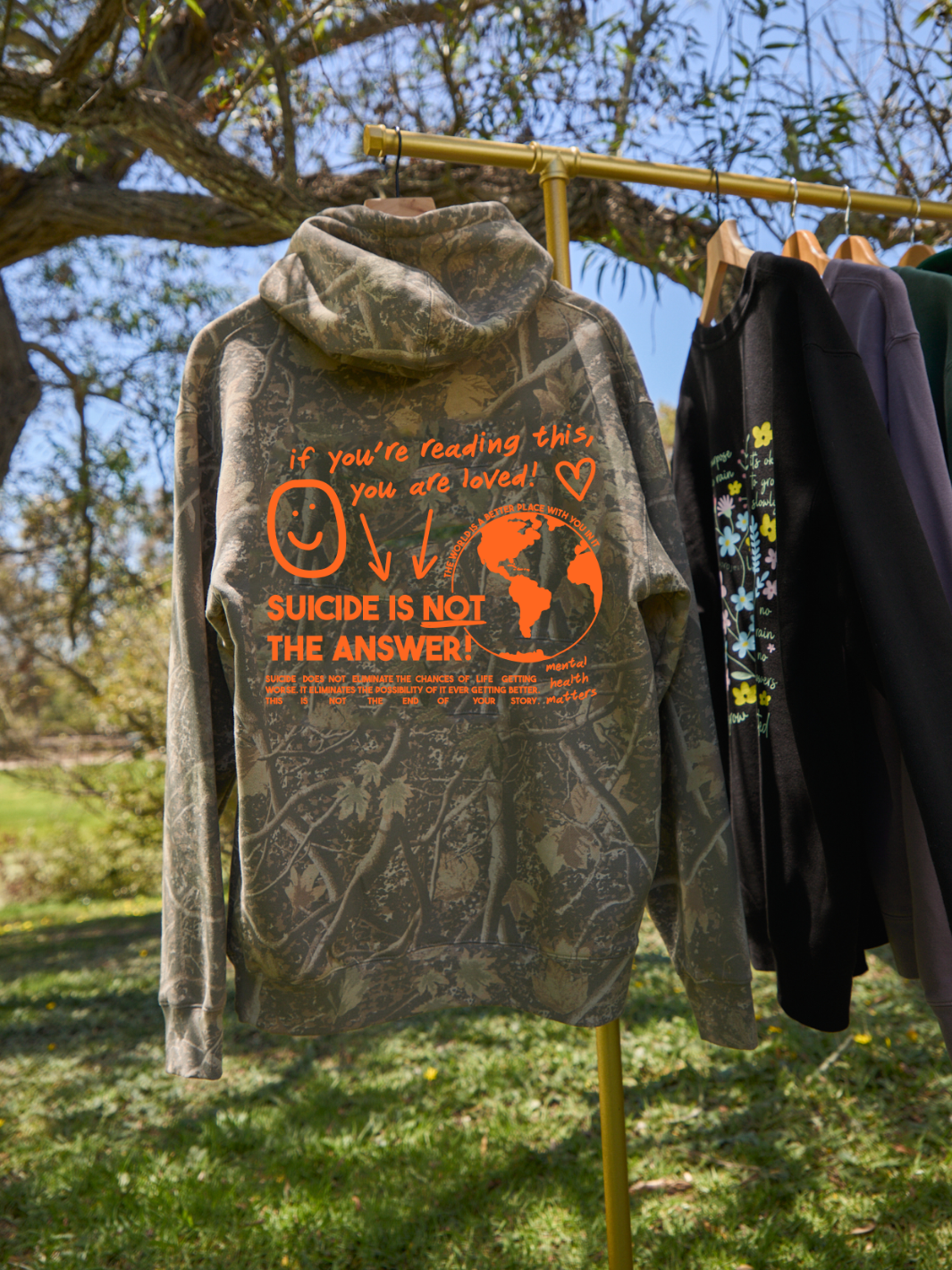 Not the Answer Hoodie - Camo