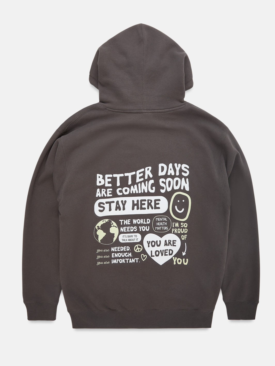 Better Days Hoodie - Pepper