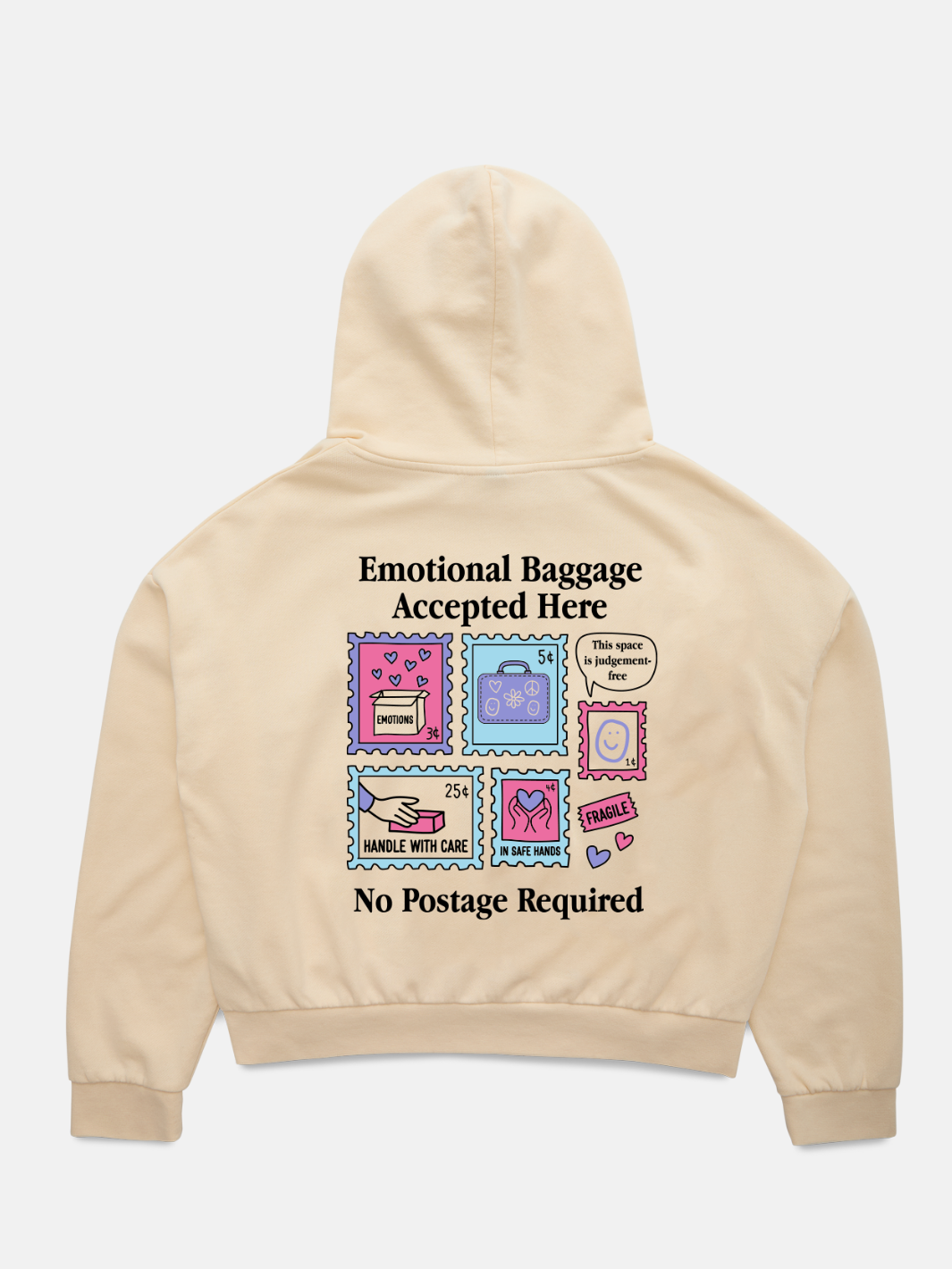 Emotional Baggage Crop Hoodie