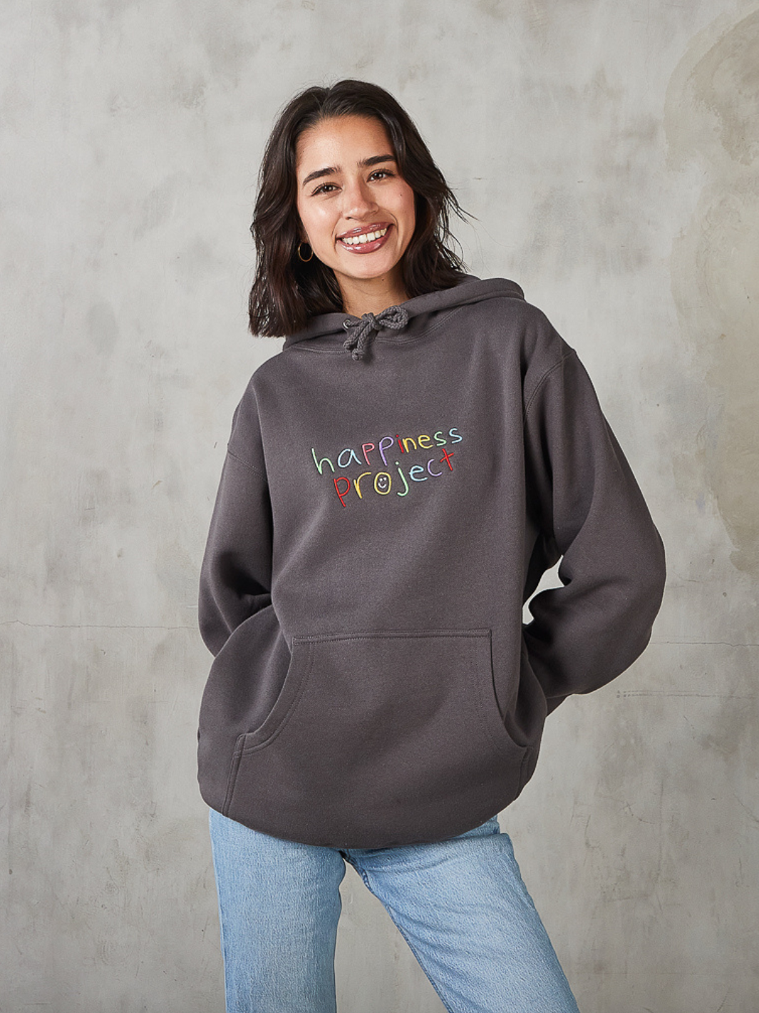 Original Happiness Hoodie - Pepper