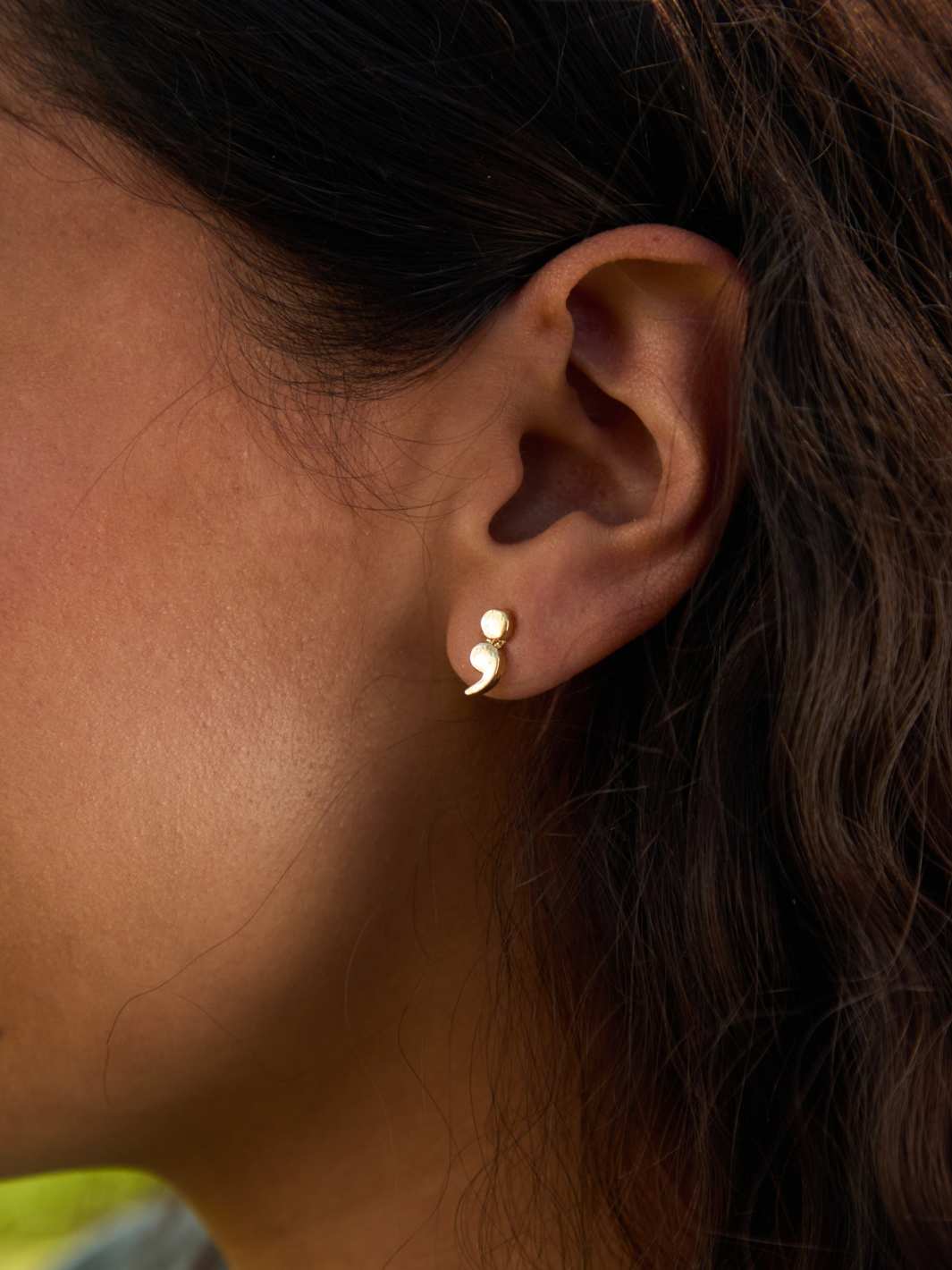 Semicolon Earrings