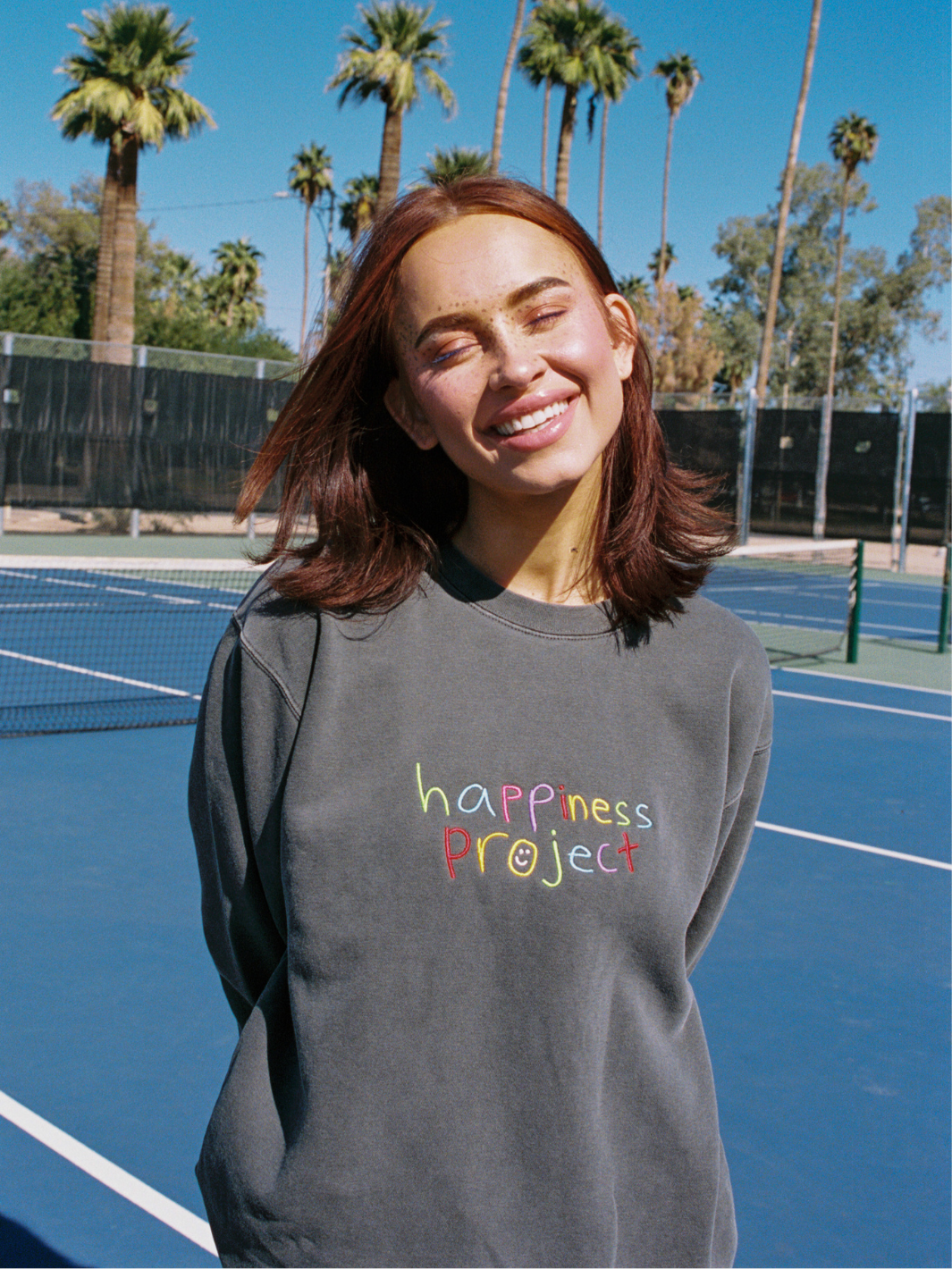 Happiness Crewneck - Pepper