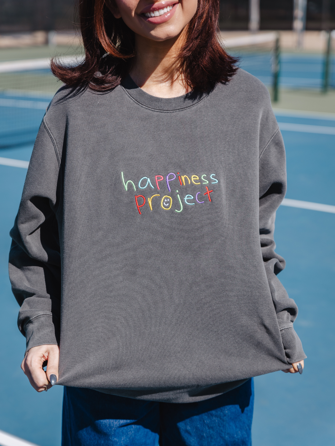 Happiness Crewneck - Pepper