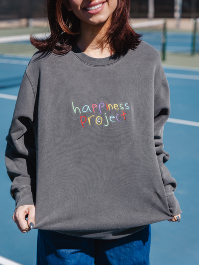 happiness project crewneck #color_pepper