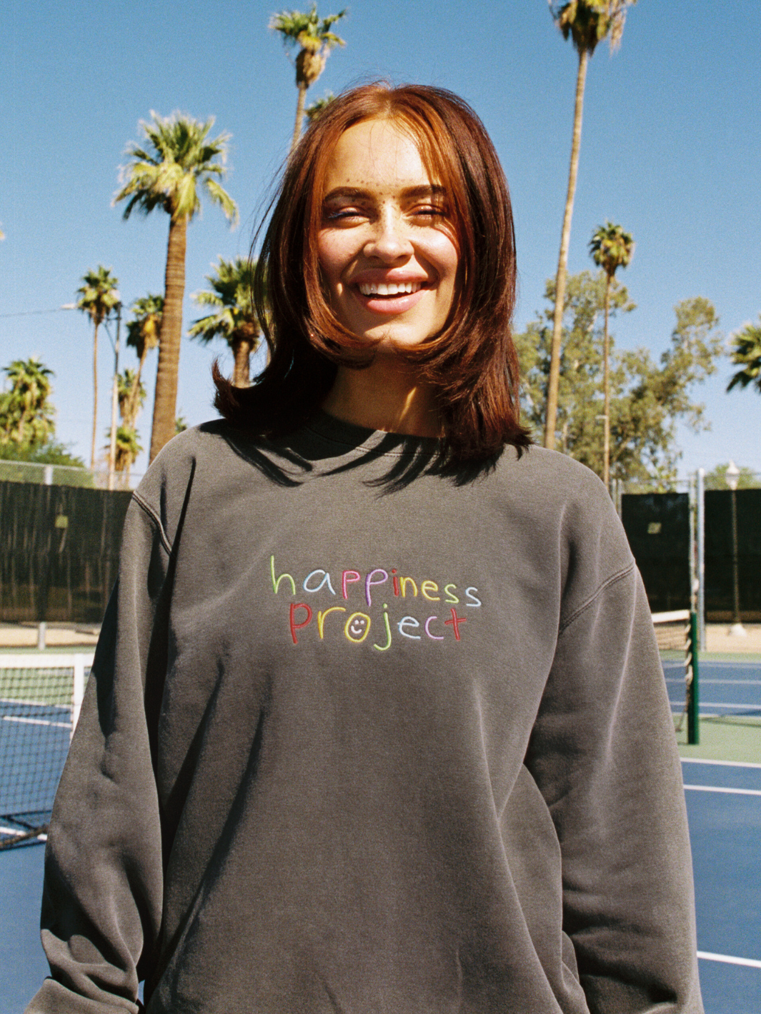 Happiness Crewneck - Pepper