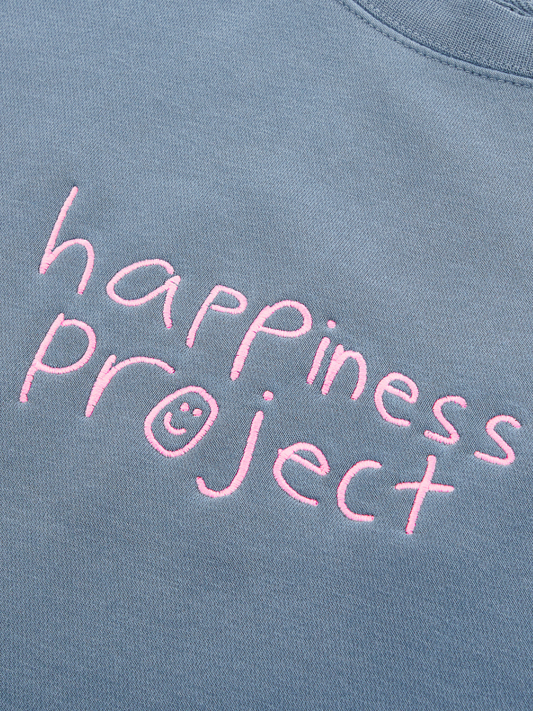 happiness project crewneck #color_powder-blue