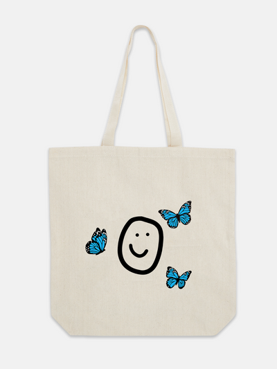 the butterfly tote bag
