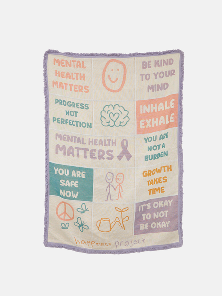 Happiness Throw Blanket