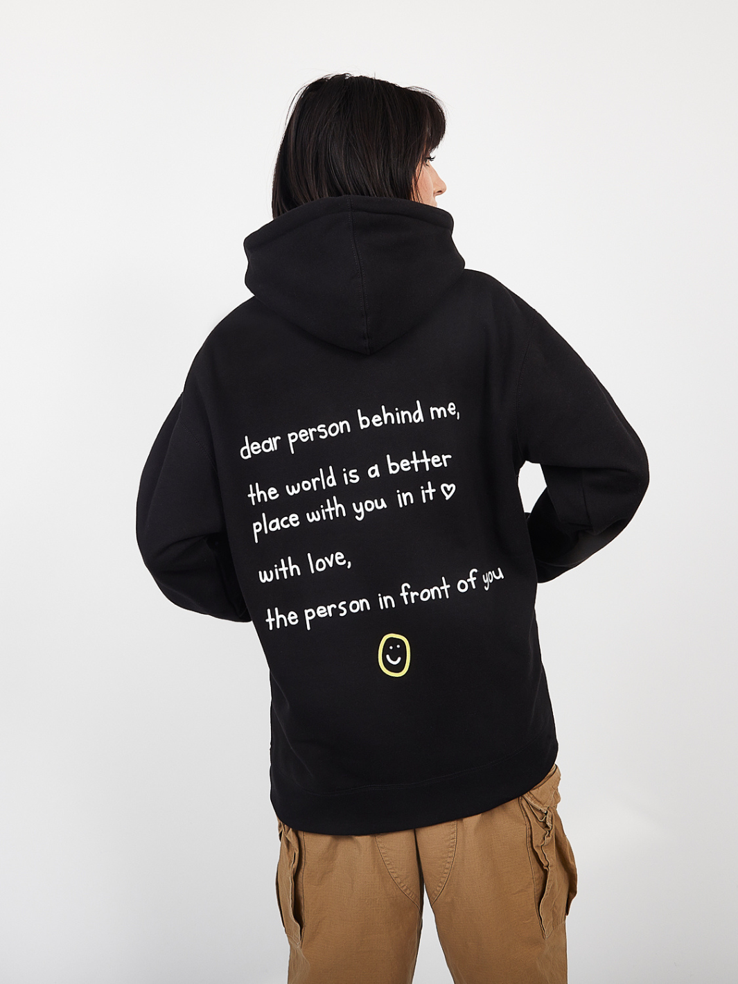 Dear Person Behind Me Hoodie - Black