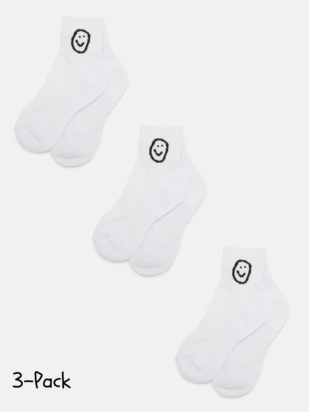 Happiness Mid-Crew Sock (3-Pack)