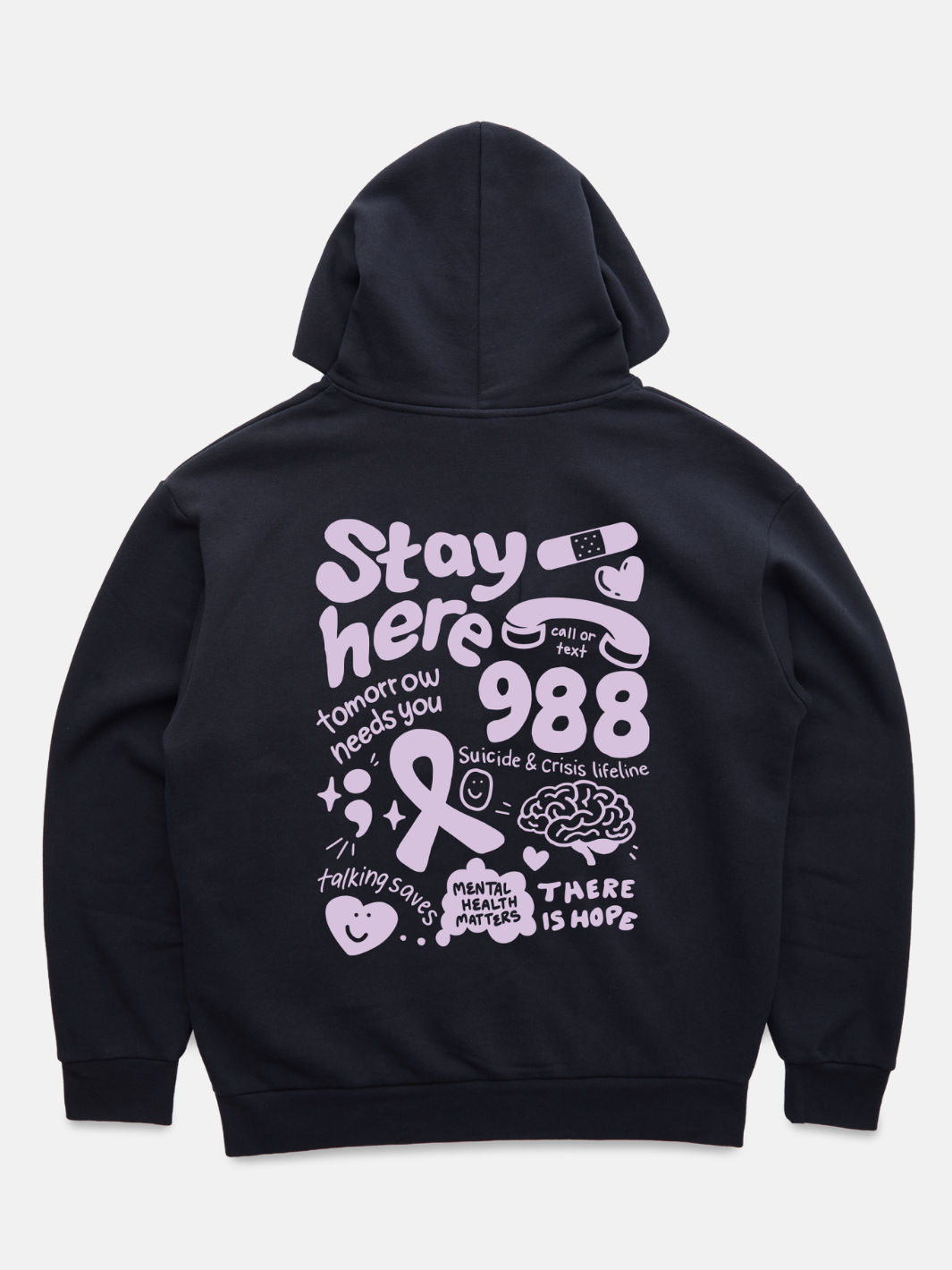 Suicide Prevention Month Hoodie - Navy
