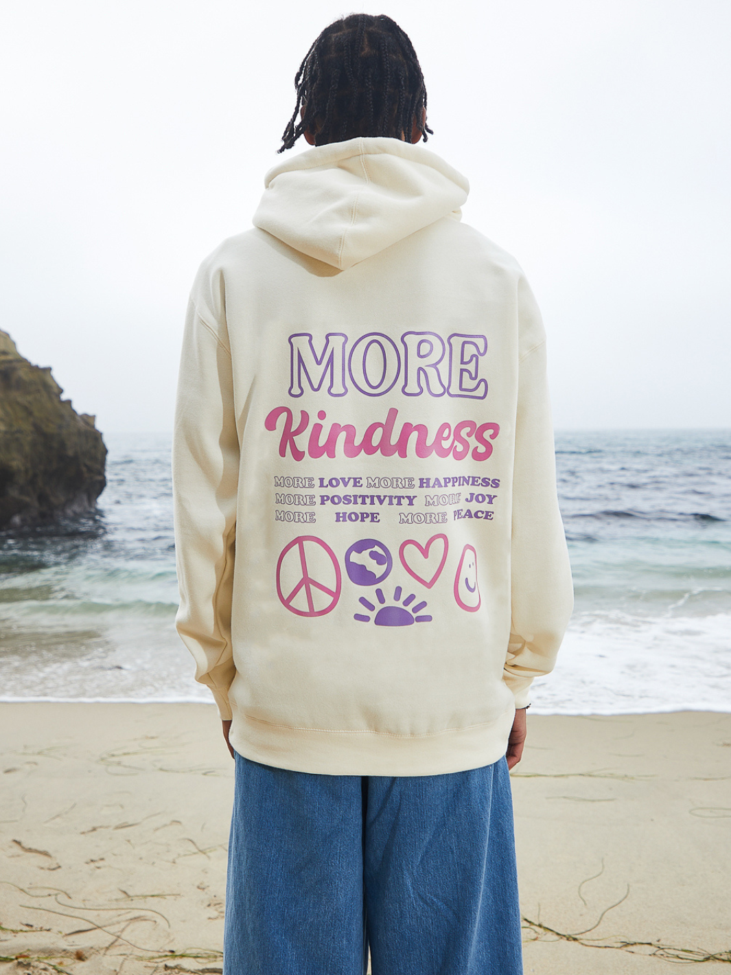 More Kindness Hoodie - Cream