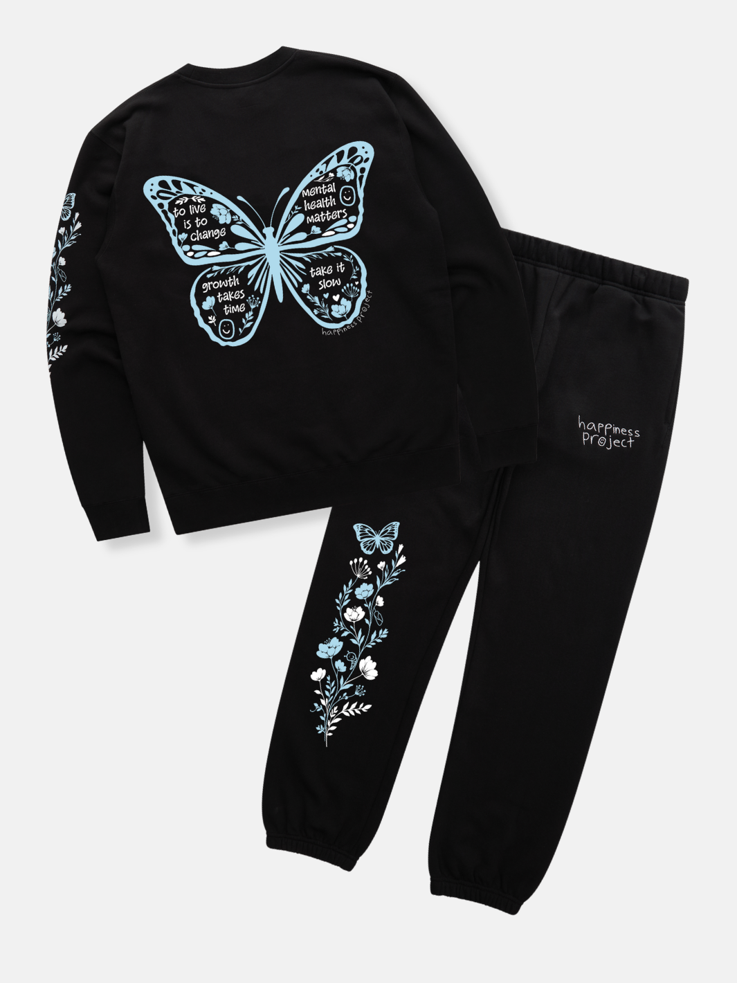 Butterfly Crewneck Set