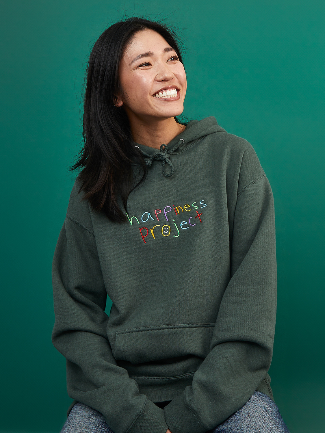 Original Happiness Hoodie - Alpine Green