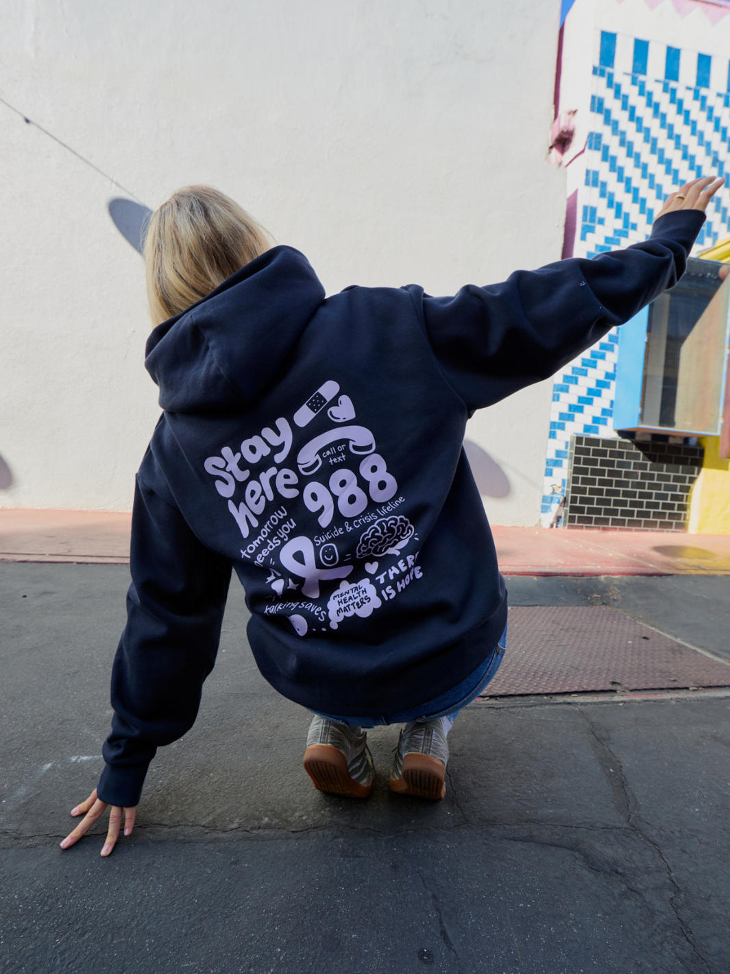 Suicide Prevention Month Hoodie - Navy