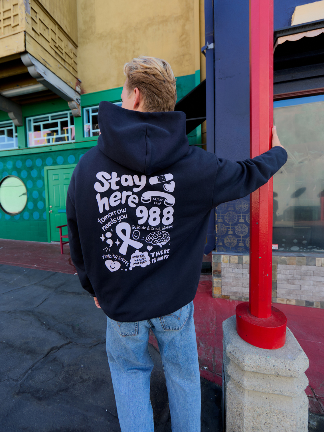 Suicide Prevention Month Hoodie - Navy