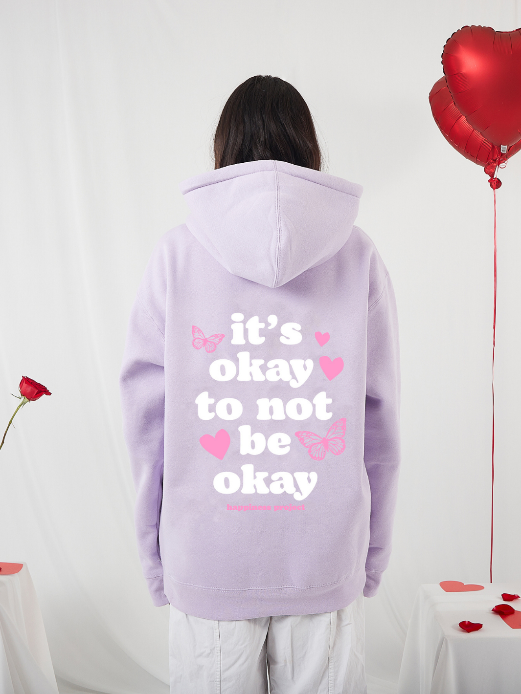 It's Okay Hoodie - Lavender