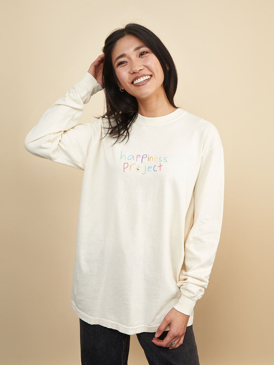 Happiness Long Sleeve - Cream