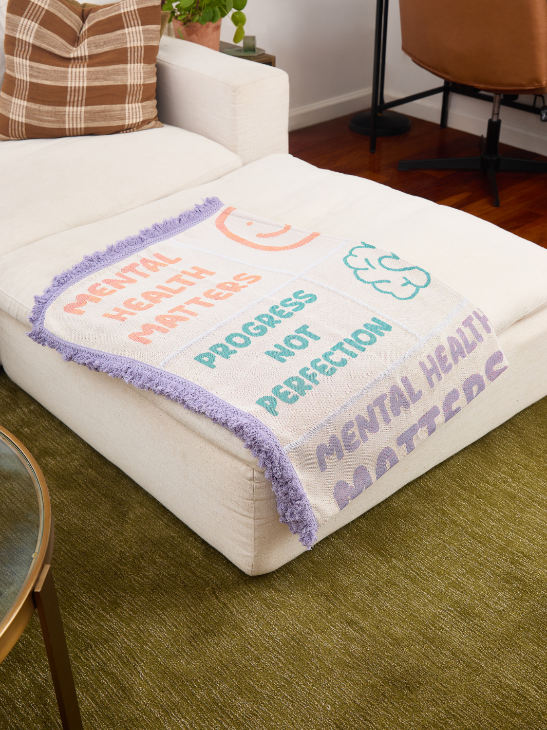 Happiness Throw Blanket