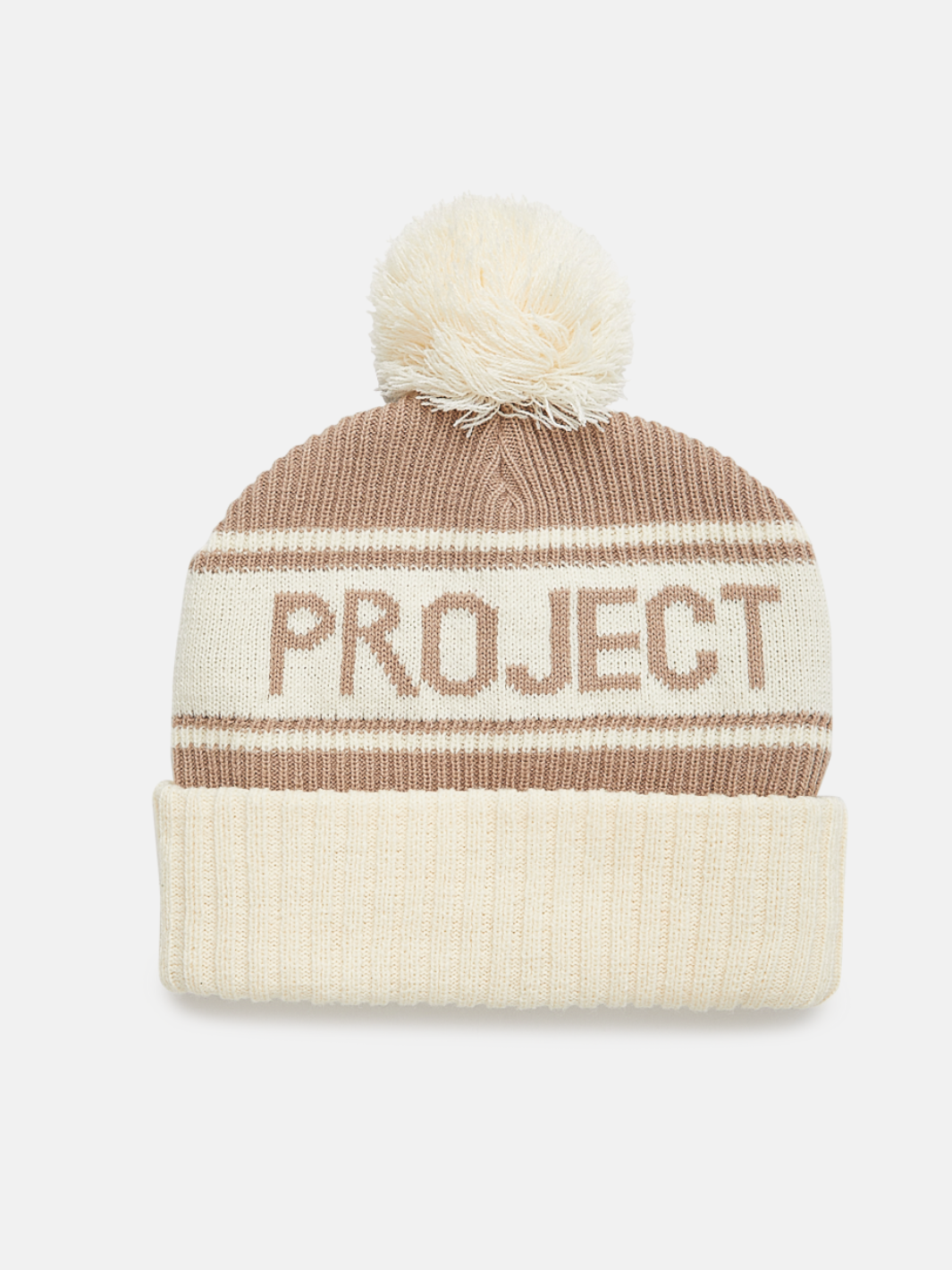 Happiness Pom Beanie - Cream