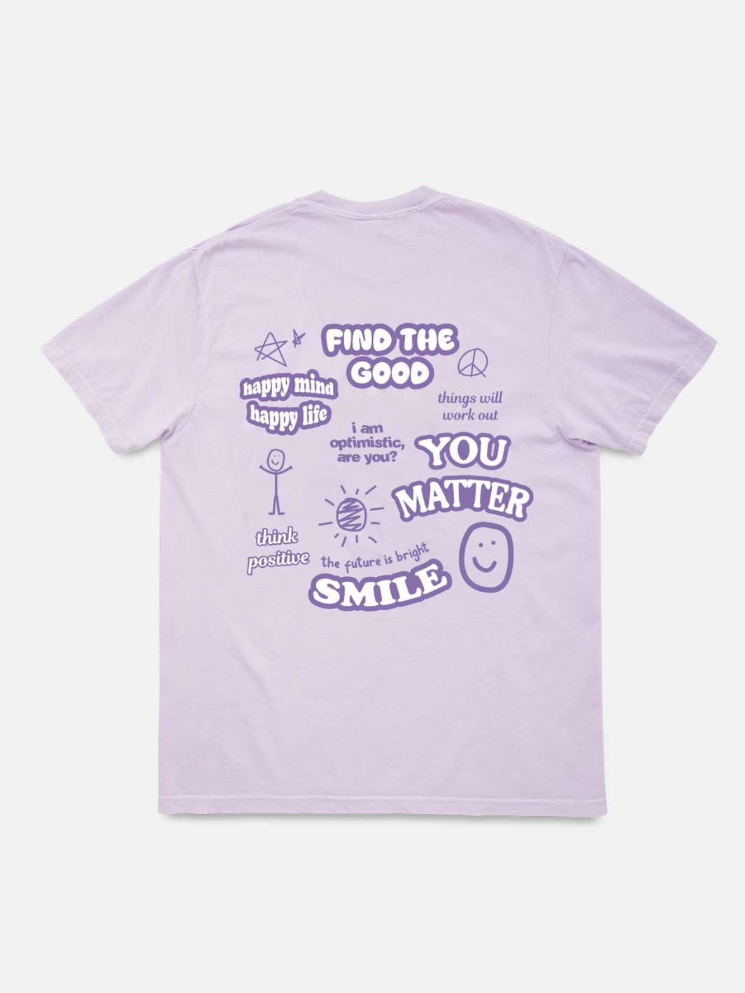 Positivity T-Shirt - Lavender