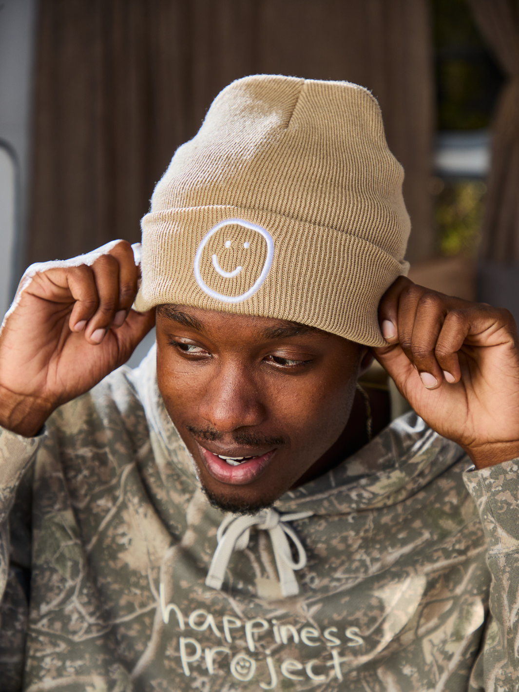 Happiness Beanie - Carmel