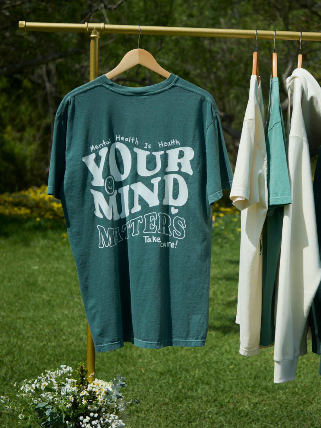 Your Mind Matters T-Shirt - Spruce Green
