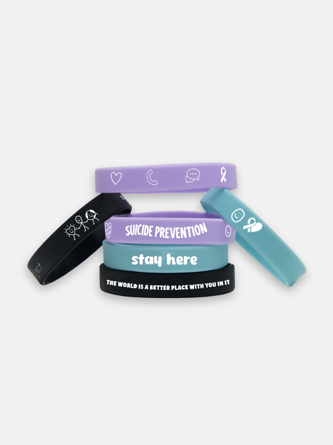 Suicide Prevention Month Wristband 3-Pack