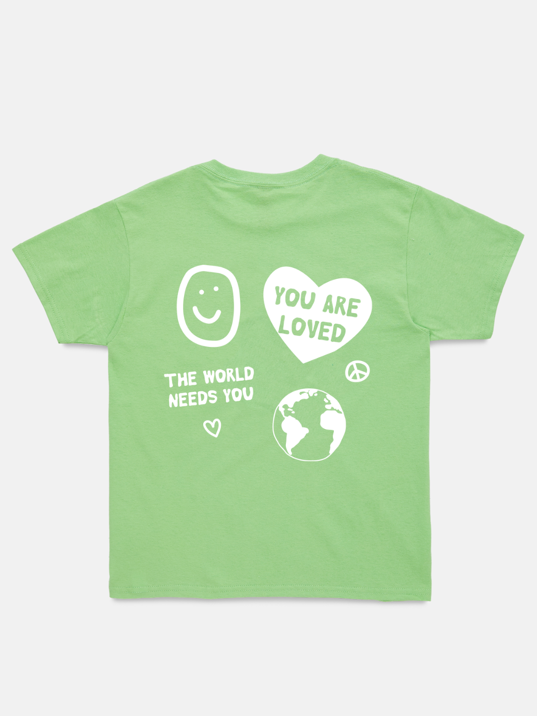 Loved & Needed Kid's Tee - Cool Green