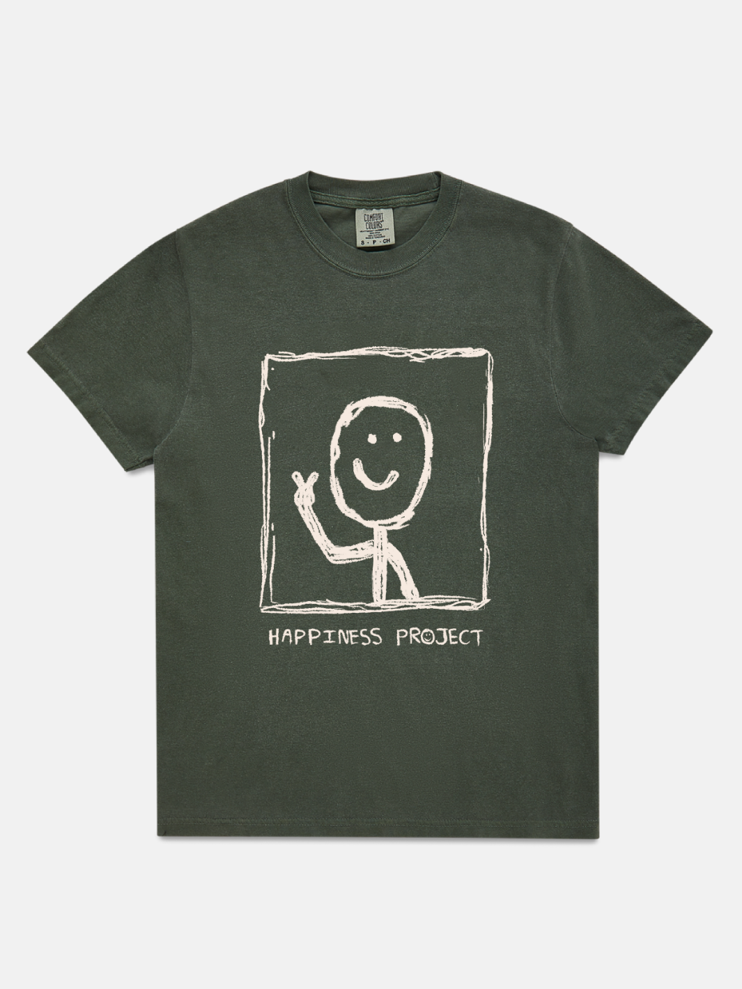 Portrait T-Shirt - Mossy Green