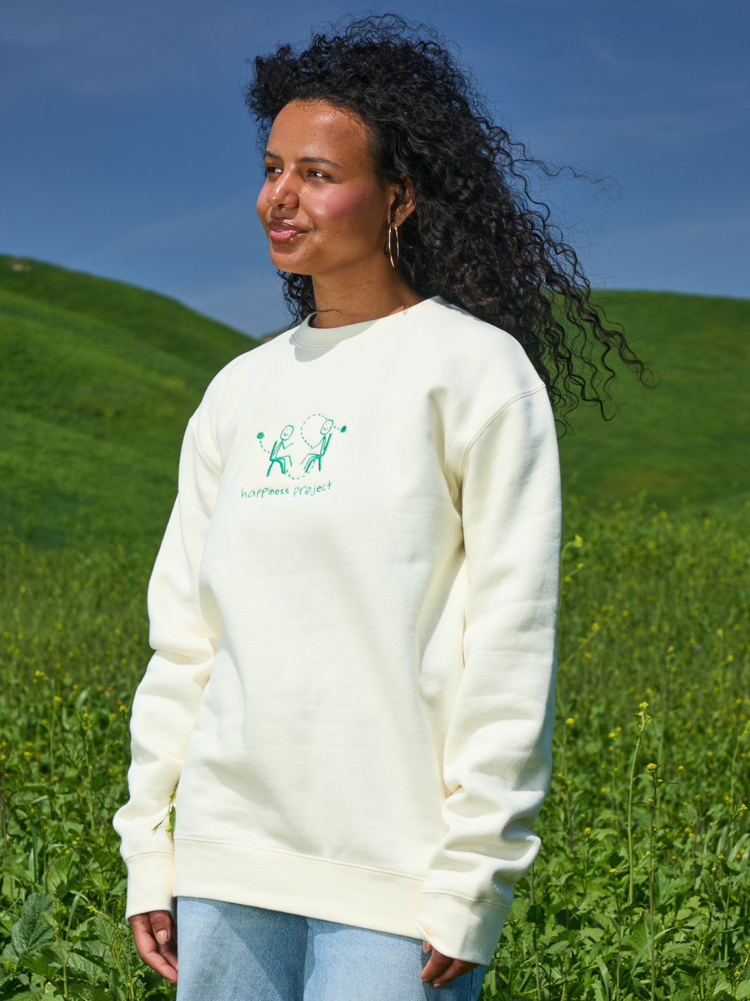 Talk About It Crewneck - Cream