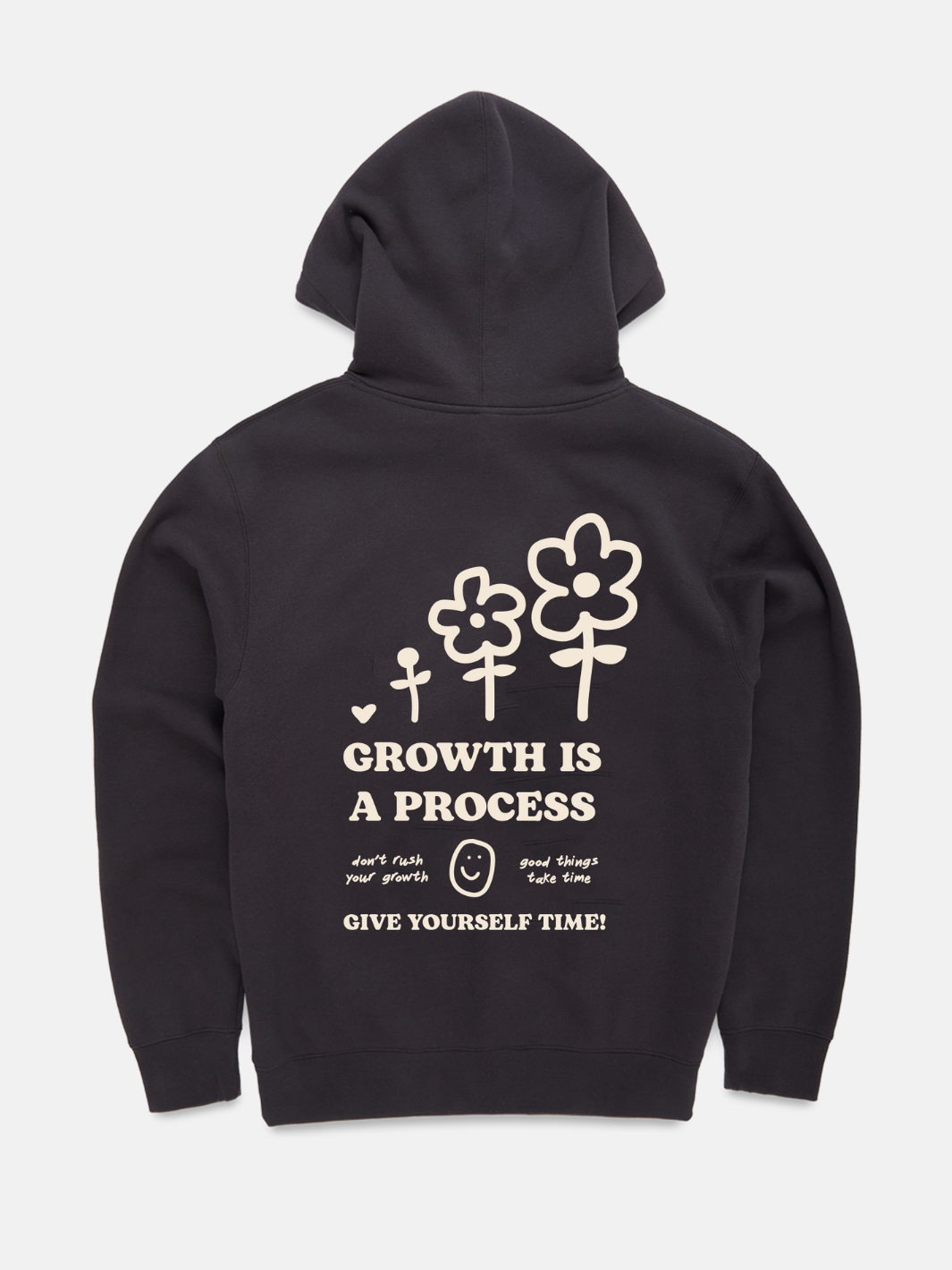 Growth Is A Process Hoodie - Pebble