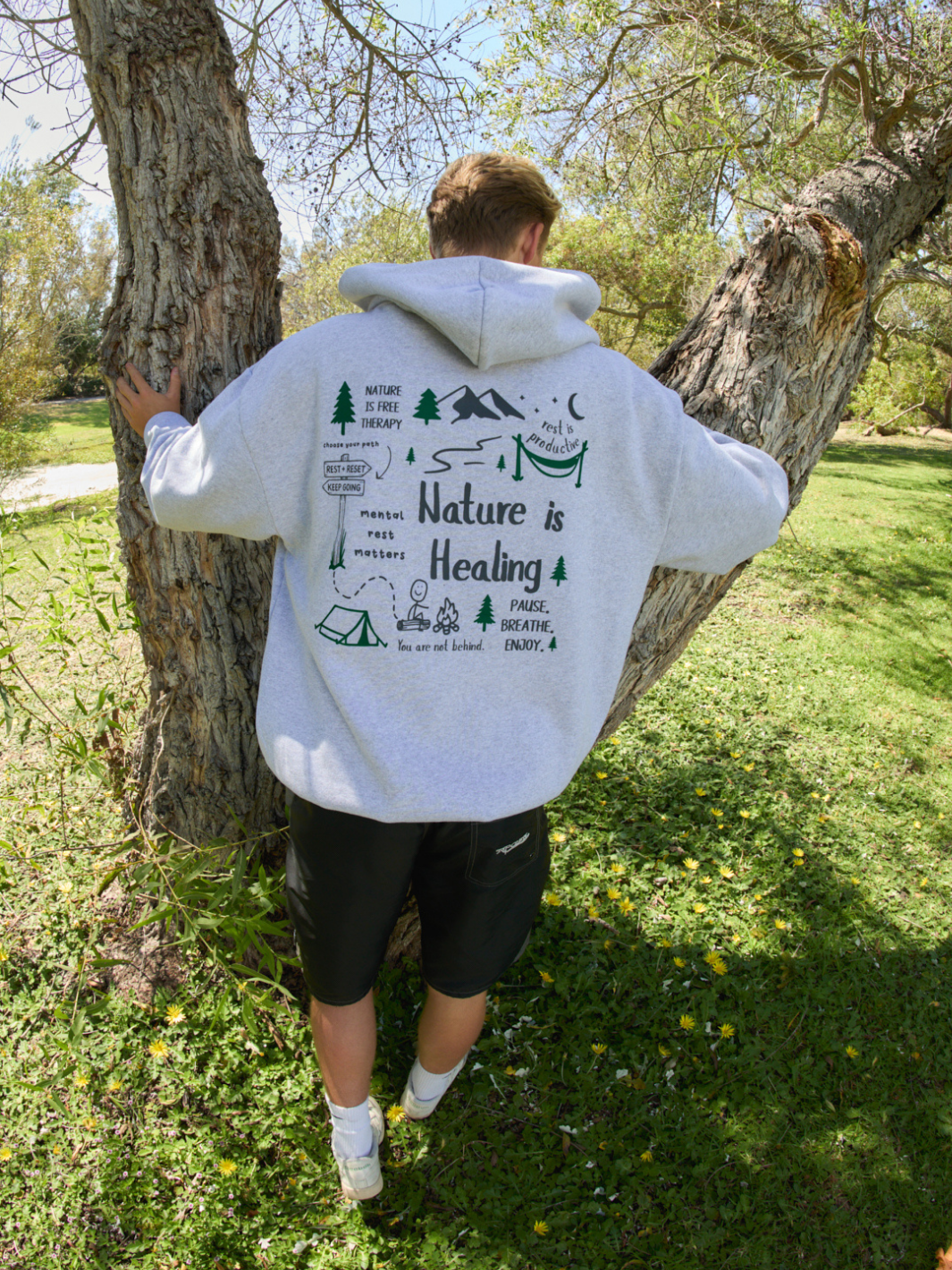 Nature is Healing Zip Hoodie
