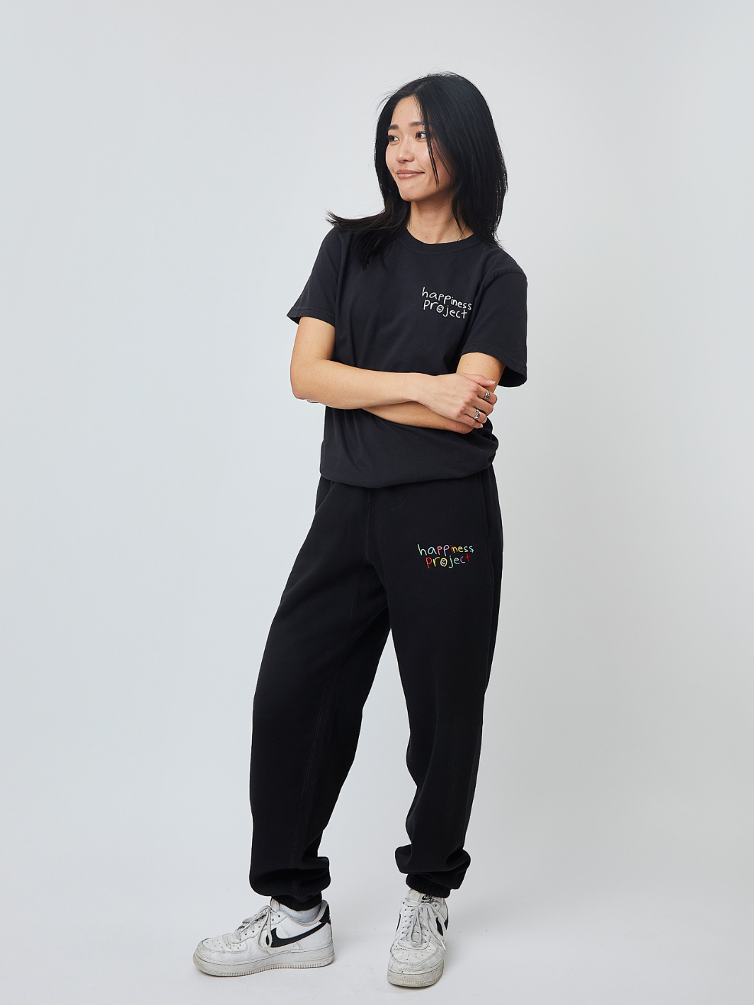 Happiness Sweatpants - Black