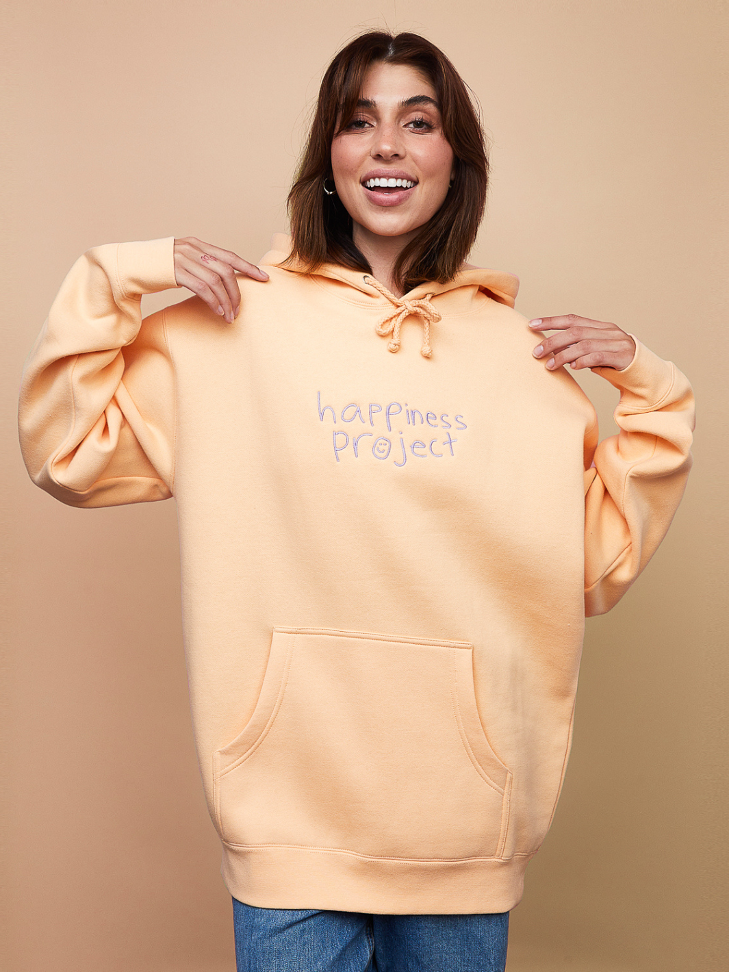 Original Happiness Hoodie - Peach Fuzz