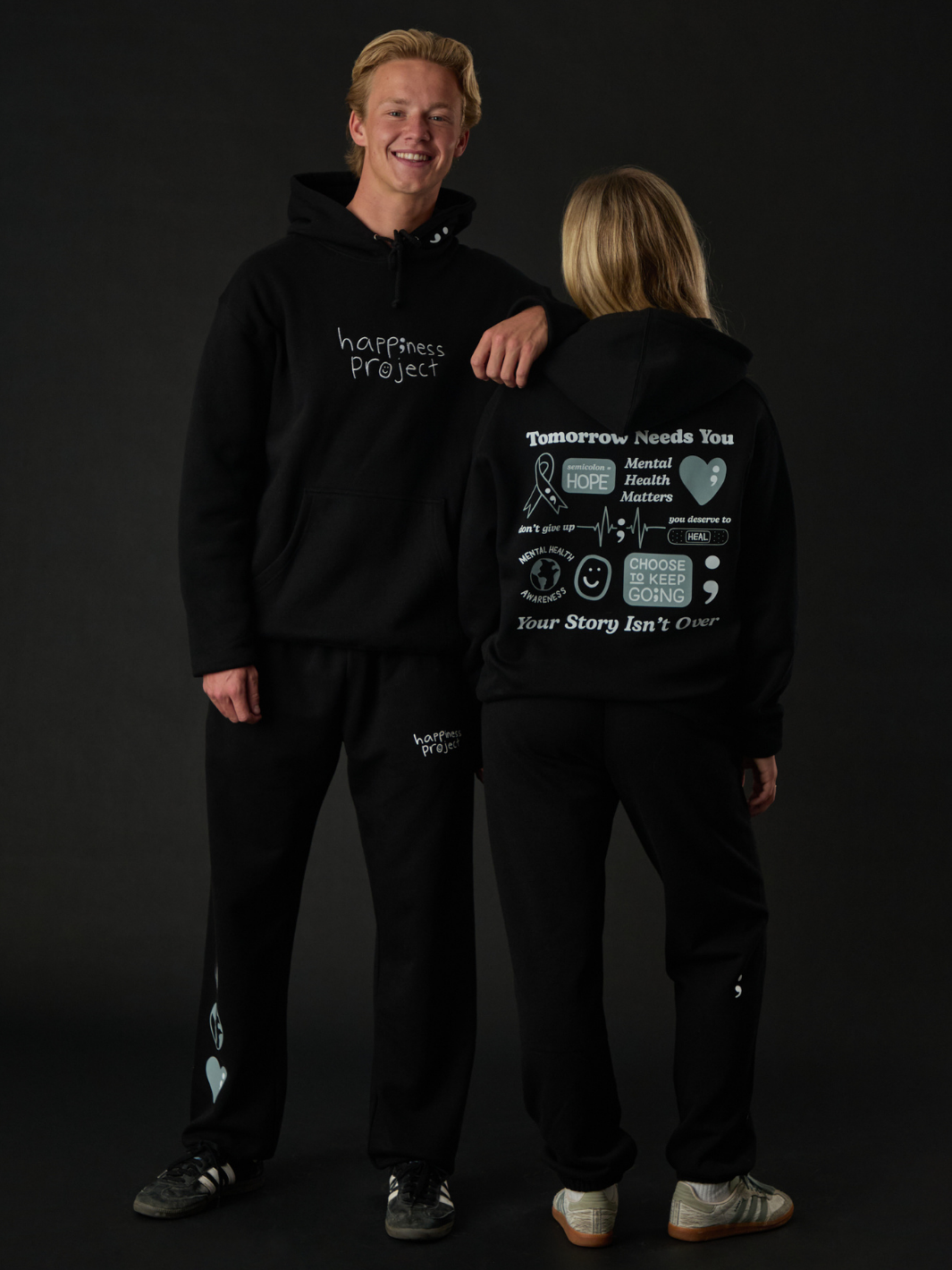 Semicolon Hoodie + Sweatpants Set