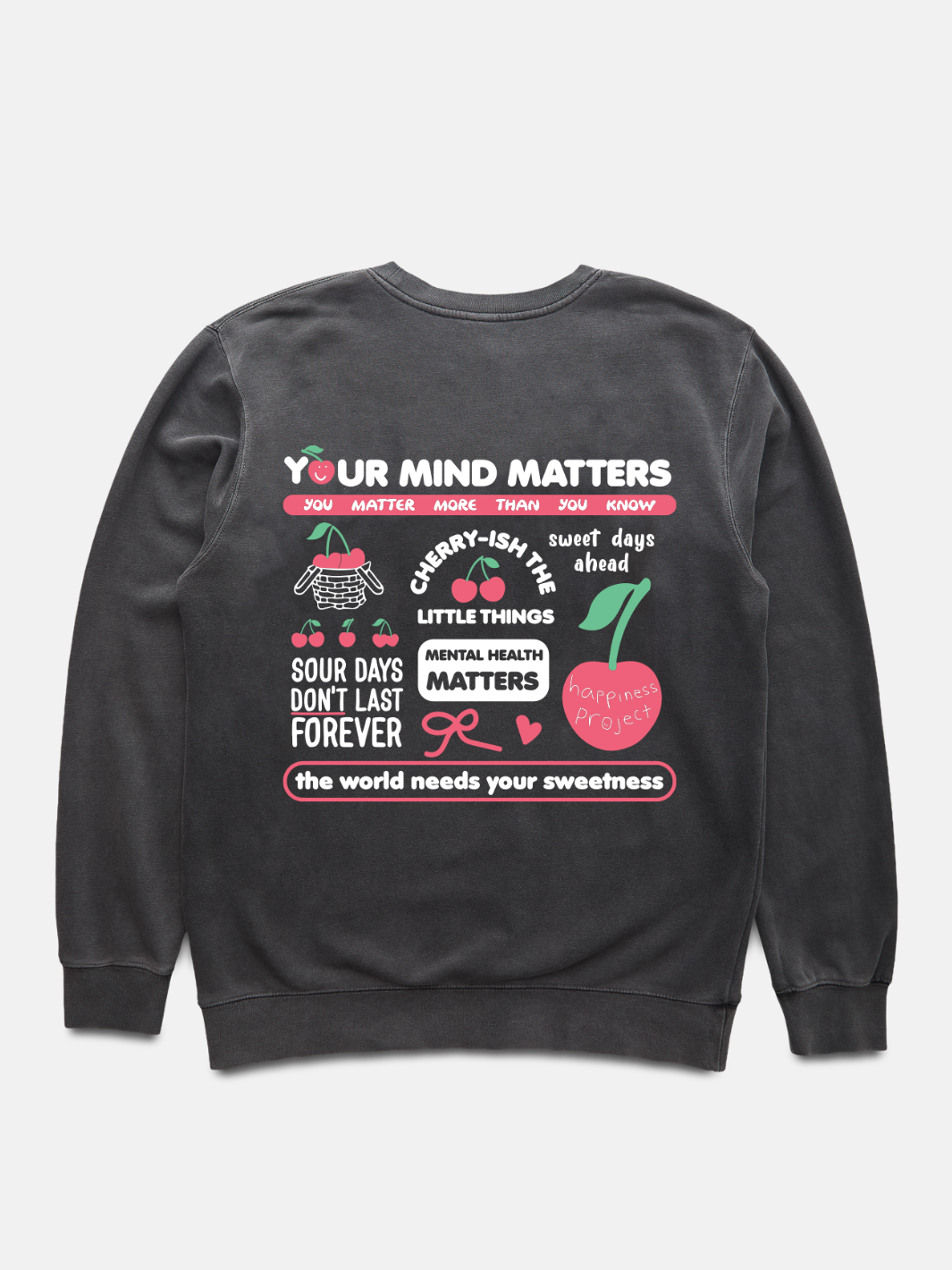 Cherry Crewneck - Pepper