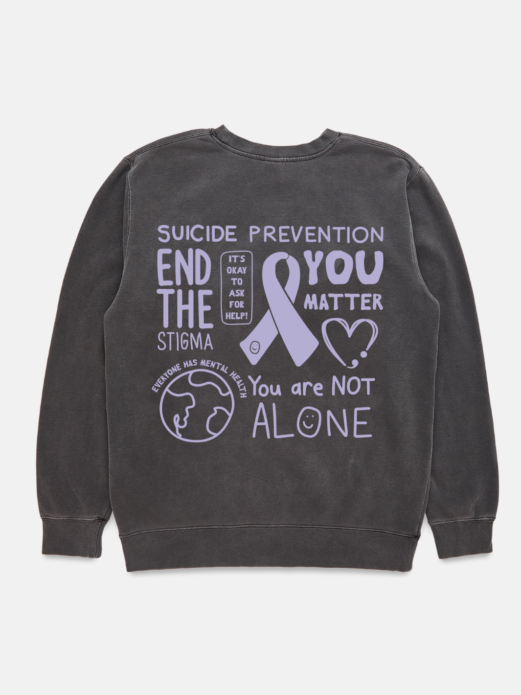 Prevention Month Crewneck - Pepper