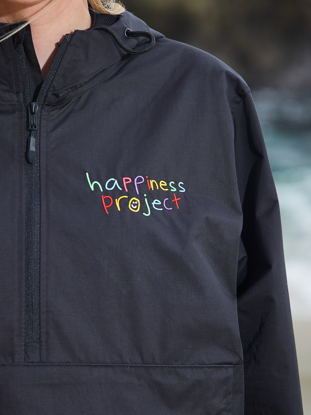 Happiness Windbreaker - Black