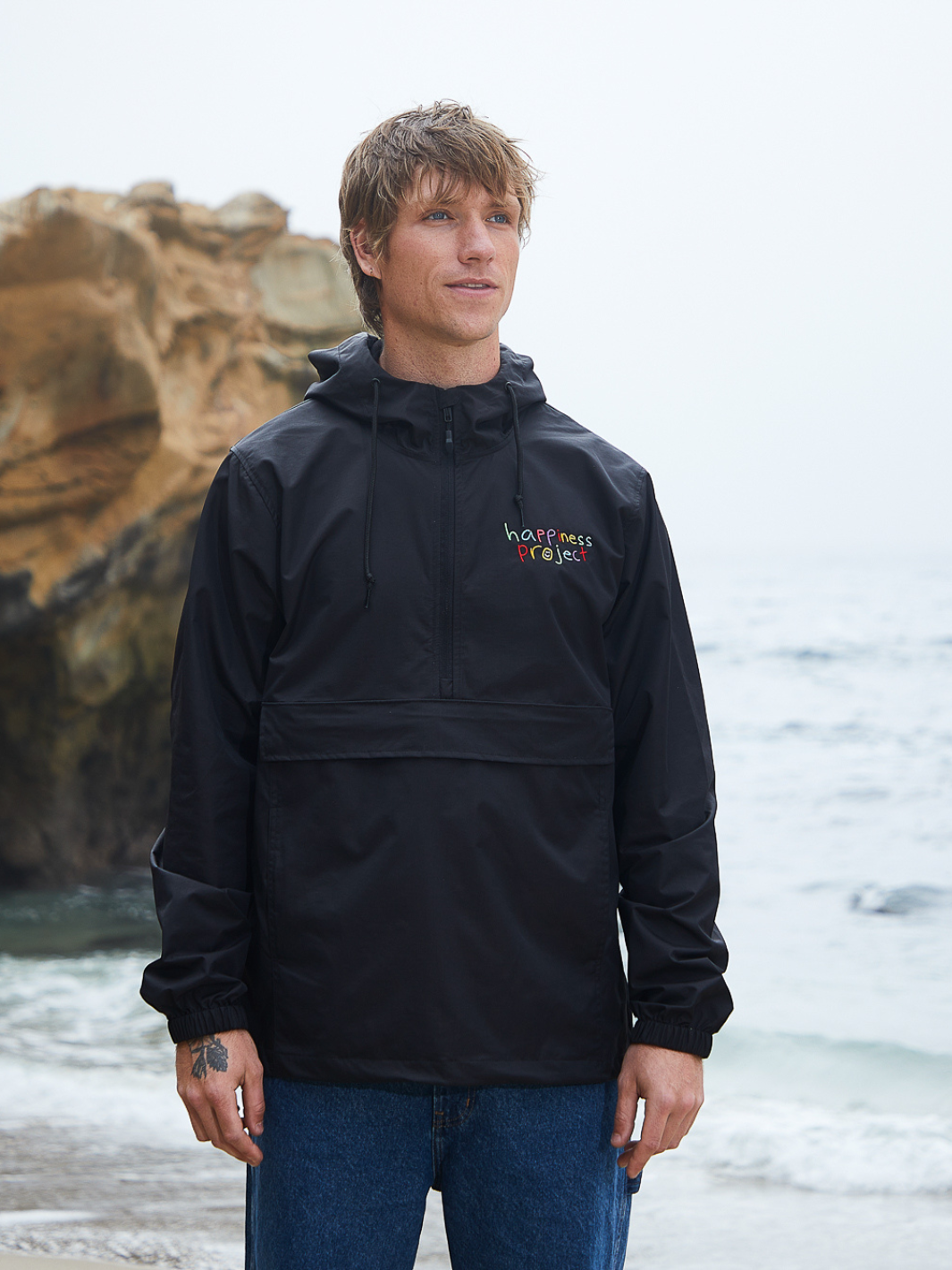 Happiness Windbreaker - Black