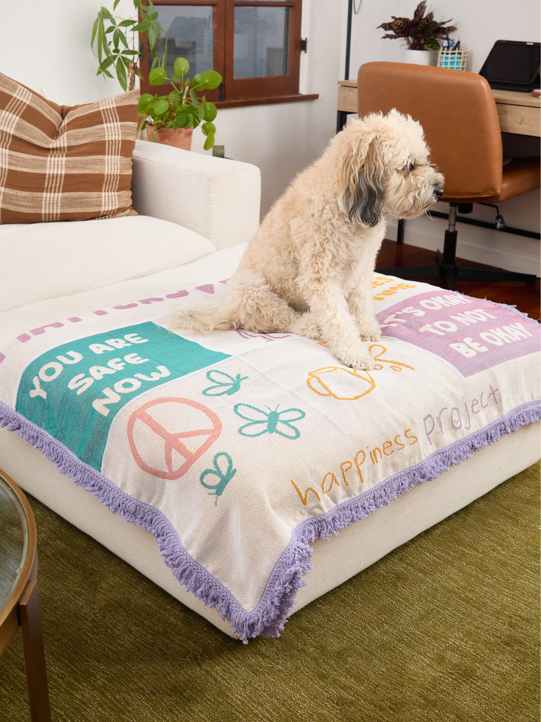 Happiness Throw Blanket