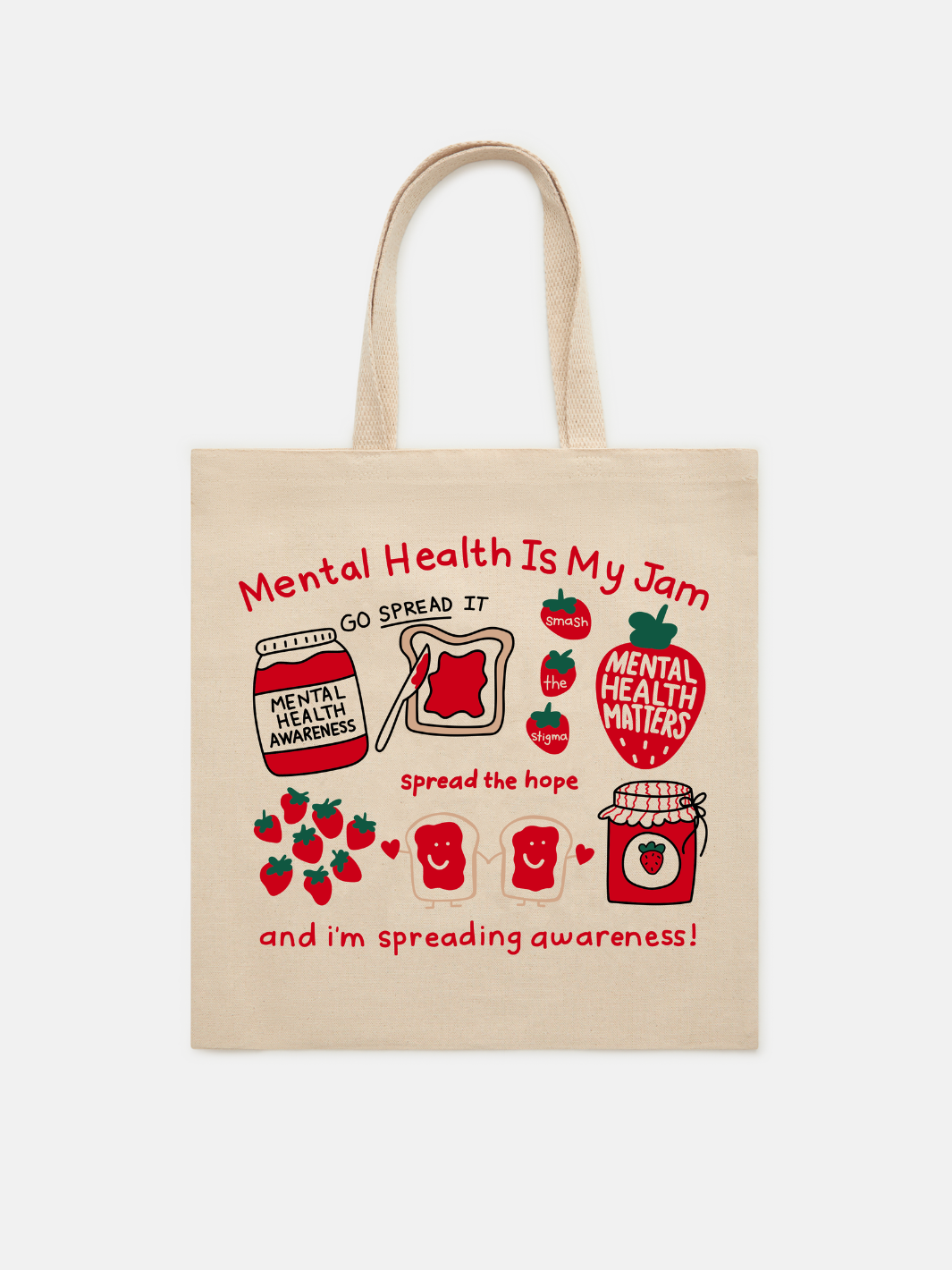 Mental Health is My Jam Tote