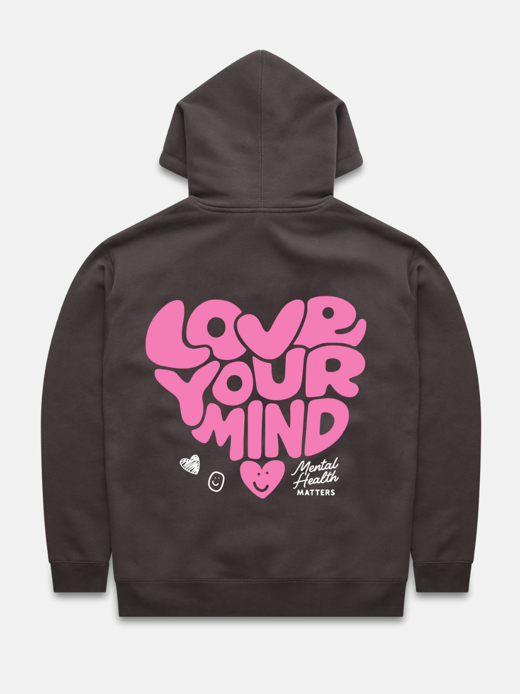 Love Your Mind Hoodie - Pepper