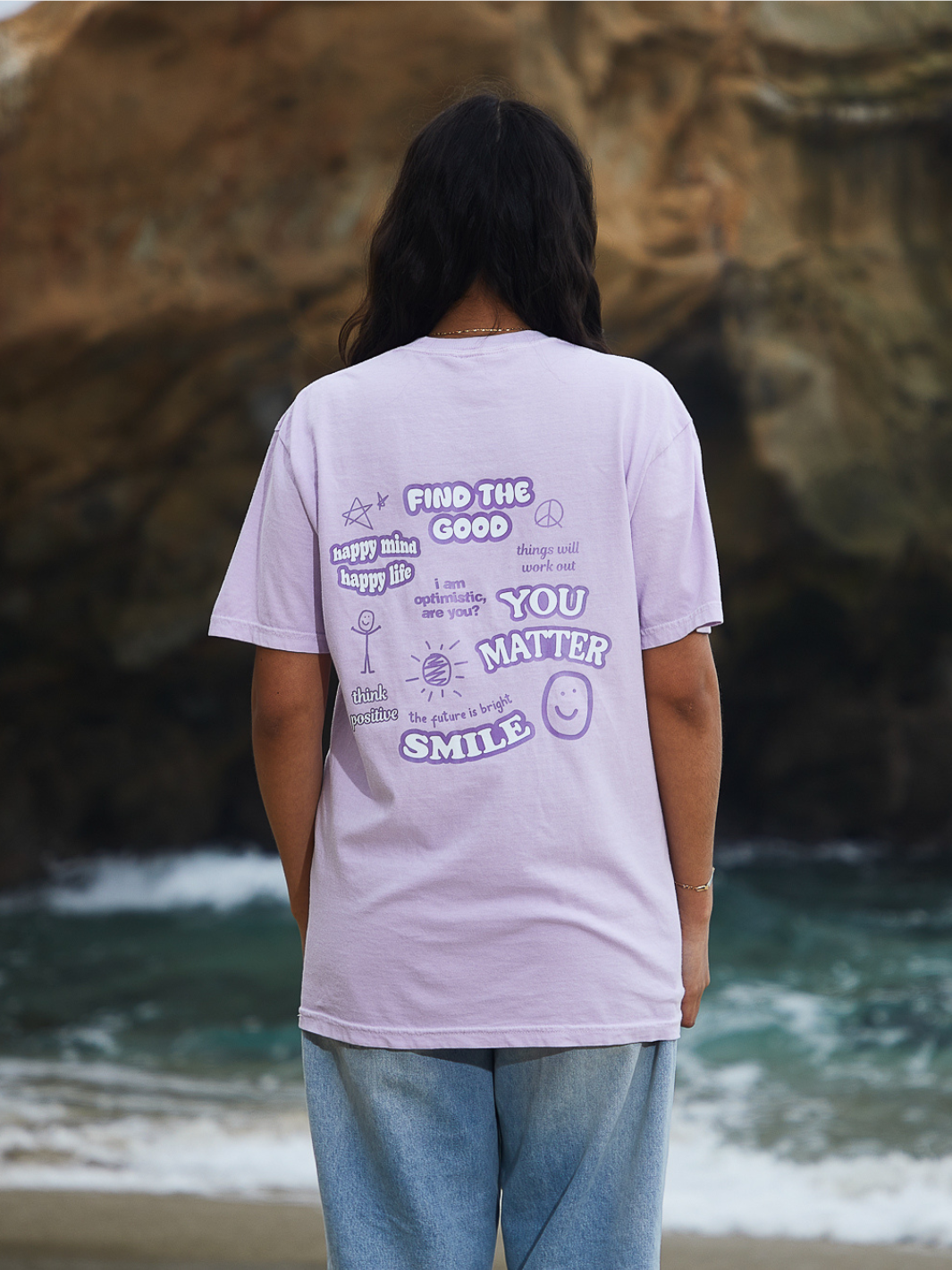 Positivity T-Shirt - Lavender